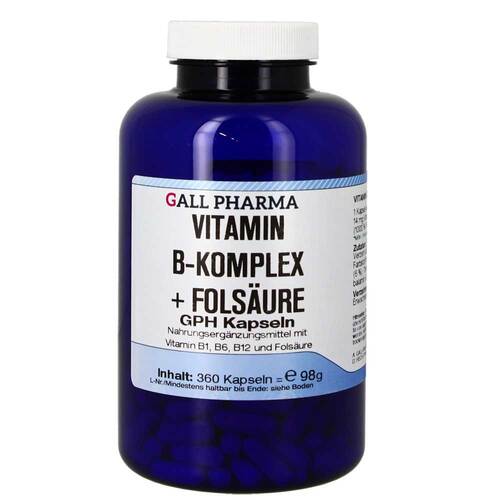 Vitamin B Komplex + Fols&auml;ure GPH Kapseln - 1