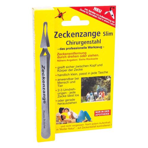 Zeckenzange Slim Chirurgenstahl - 1