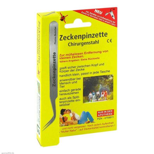 Zeckenpinzette Chirurgenstahl - 1