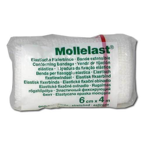 Mollelast 6cmx4m wei&szlig; - 1