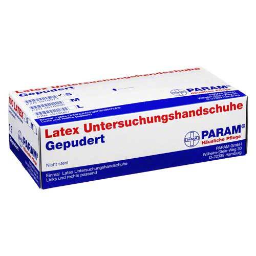 Handschuhe Einmal Latex gepudert S - 1