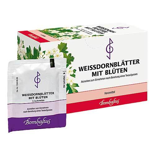 Weissdorn Bl&auml;tter mit Bl&uuml;ten Filterbeutel - 1