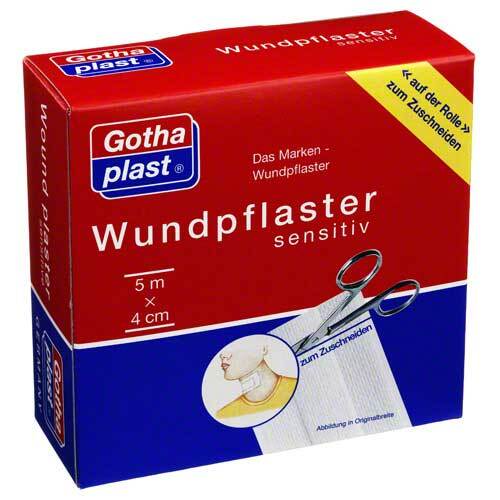 Gothaplast Wundpflaster sensitiv 4 cm x 5 m - 1