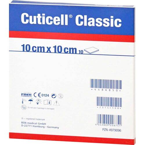 Cuticell Classic Wundgaze 10x10 cm - 1