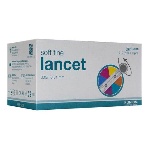 Klinion Soft fine colour Lanzetten 30 G - 1