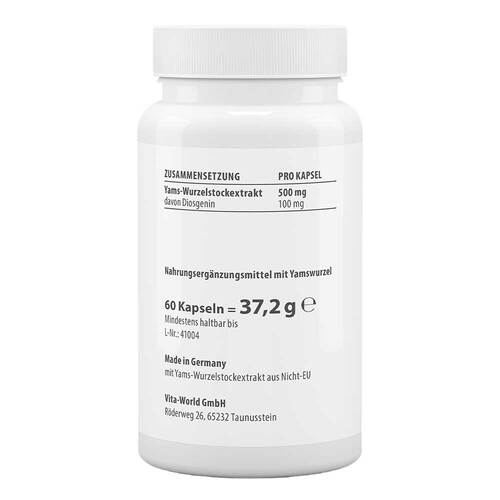 Yams 500 mg Kapseln - 2