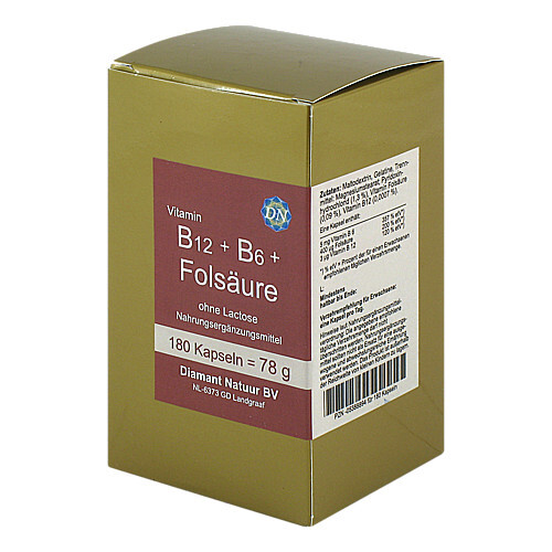 B12 + B6 + Fols&auml;ure ohne Lactose Kapseln - 1