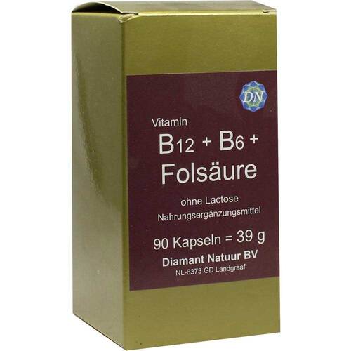B12 + B6 + Fols&auml;ure ohne Lactose Kapseln - 1