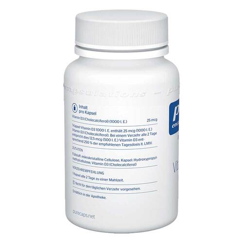 Pure Encapsulations Vitamin D3 1000 I.E. Kapseln - 3