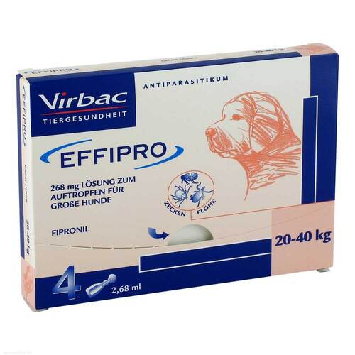 Effipro 268 mg vet. L&ouml;sung zum Auftropfen gro&szlig;e Hunde - 1