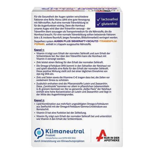 Doppelherz System Augen Plus Sehkraft +Schutz Kapseln - 4
