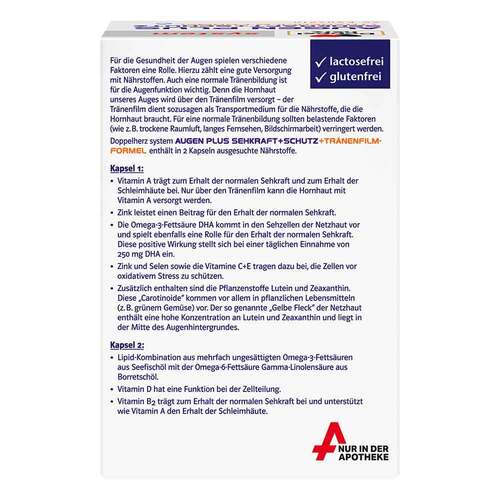 Doppelherz System Augen Plus Sehkraft +Schutz Kapseln - 5