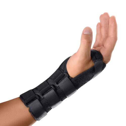 Bort Handgelenkst&uuml;tze mit Aluschiene rechts x-small schwarz - 1