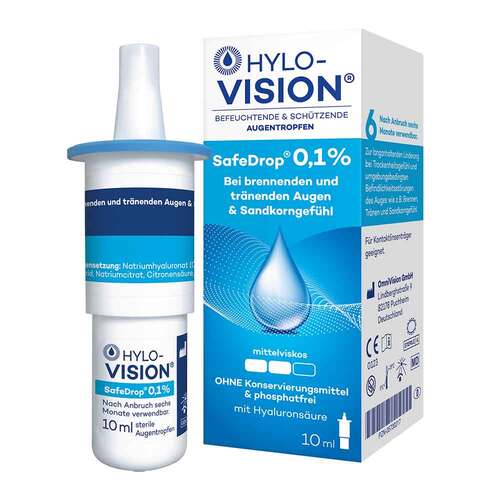 Hylo-Vision®  Safedrop 0,1% Augentropfen - 1