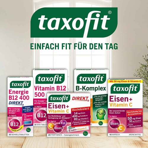 Taxofit Energie B12 500 + D3 + C Direkt Granulat - 5
