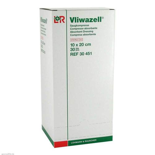 Vliwazell Kompressen 10x20cm steril - 1