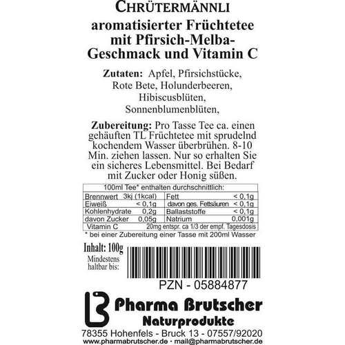 Chr&uuml;term&auml;nnli Pfirsich Melba Tee - 2