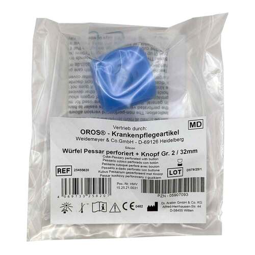 W&uuml;rfelpessar perforiert 32 mm Gr&ouml;&szlig;e 2 - 1