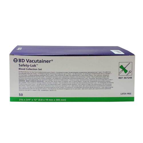 BD Vacutainer Safety Lok gr&uuml;n Punkt.Best. - 1