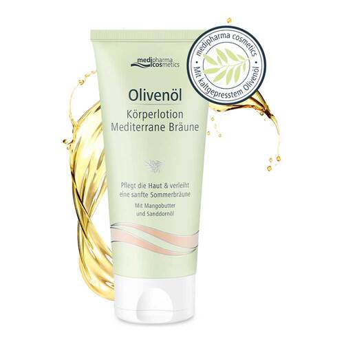 Oliven&ouml;l K&ouml;rperlotion Mediterrane Br&auml;une - 2