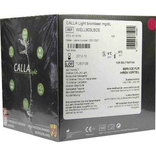 Wellion Calla light Blutzuckermg.Set mg / dl brom. - 1