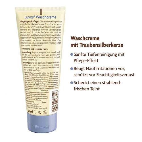 Luvos Naturkosmetik mit Heilerde Waschcreme - 3