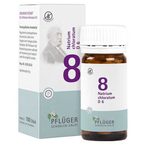 Biochemie Pfl&uuml;ger 8 Natrium chloratum D 6 Tabletten - 1