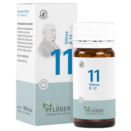 Biochemie Pfl&uuml;ger 11 Silicea D 12 Tabletten - 1