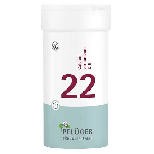 Biochemie Pfl&uuml;ger 22 Calcium carbonicum D 6 Tabletten - 1