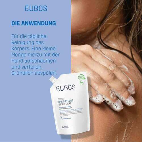 Eubos Fl&uuml;ssig blau unparf&uuml;miert Nachf&uuml;llbeutel - 6