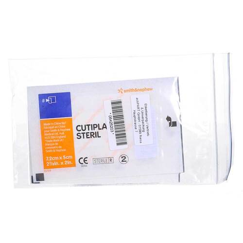Cutiplast steriler Wundverband 5x7,2cm - 1