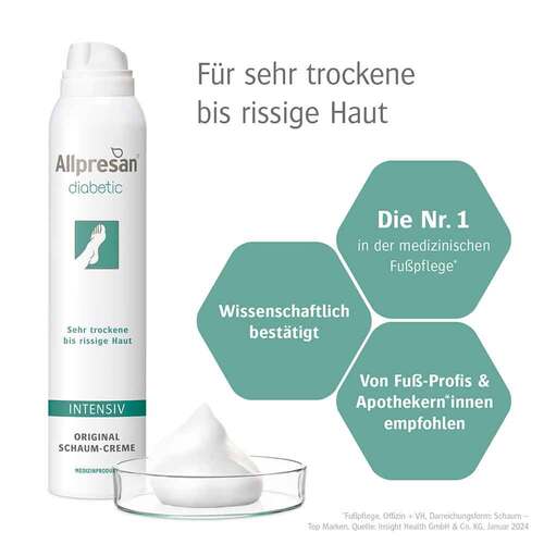 Allpresan diabetic Schaumcreme INTENSIV - 2