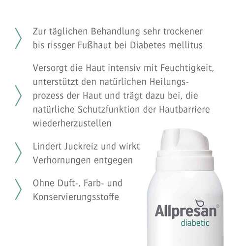Allpresan diabetic Schaumcreme INTENSIV - 3