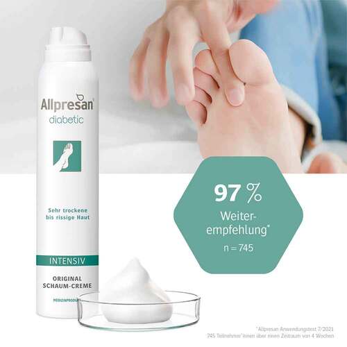 Allpresan diabetic Schaumcreme INTENSIV - 4