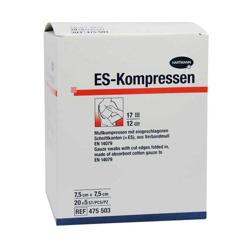 ES-Kompressen steril 7,5x7,5 cm Gro&szlig;packung - 1