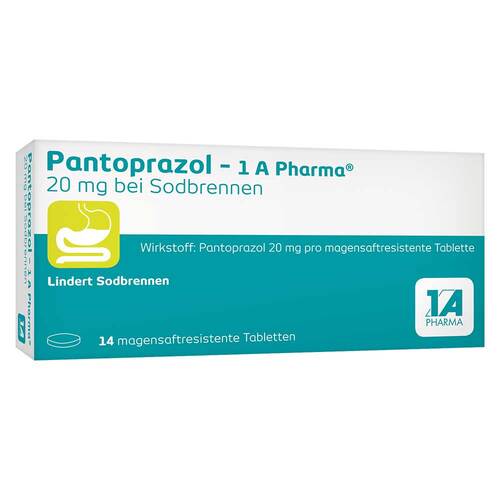 Pantoprazol – 1 A Pharma 20 mg Zur Behandlung von Sodbrennen - 1