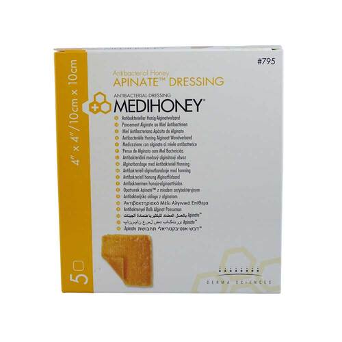 Medihoney Apinate Alginatverband 10x10cm - 1