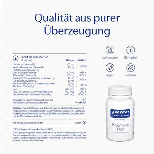 Pure encapsulations B-Complex Plus Kapseln - 6