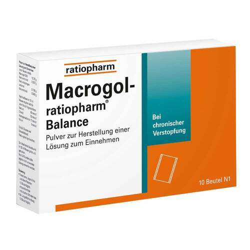 Macrogol ratiopharm Balance Pulver zur H.e.L&ouml;sung zum Einnehmen - 1
