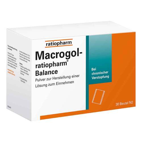 Macrogol ratiopharm Balance Pulver zur H.e.L&ouml;sung zum Einnehmen - 1