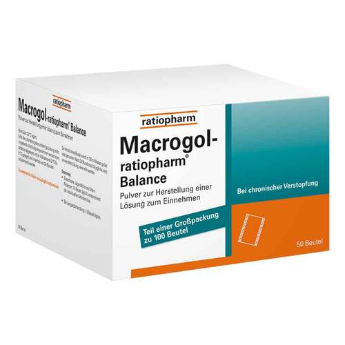 Macrogol ratiopharm Balance Pulver zur H.e.L&ouml;sung zum Einnehmen - 1