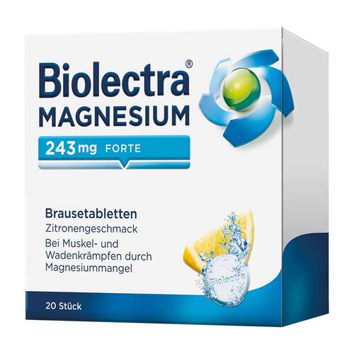 Biolectra® MAGNESIUM 243 mg forte Brausetabletten Zitronengeschmack - 1