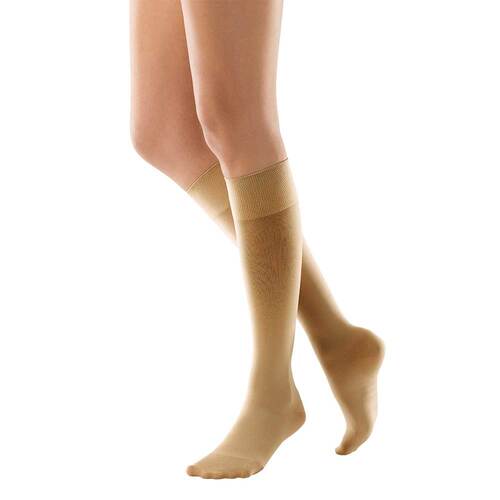 Venotrain soft K2 AD M n.short caramel ohne Spitze - 1