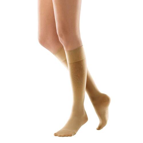 Venotrain soft K2 AD L n.short caramel ohne Spitze - 1