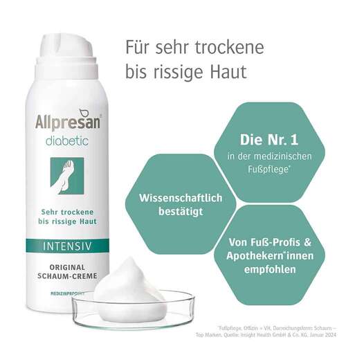 Allpresan diabetic Schaumcreme INTENSIV - 2