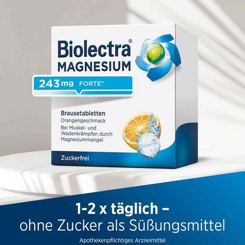 Biolectra® MAGNESIUM 243 mg forte Brausetabletten Orangengeschmack - 5