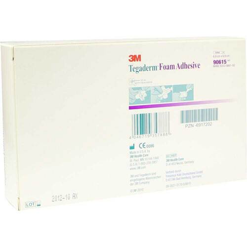 Tegaderm Foam Adhesive FK 6,9x6,9cm kreuzf.90615 - 1