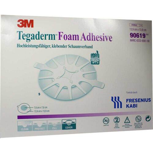 Tegaderm Foam Adhesive FK 13,9cm rund 90619 - 1