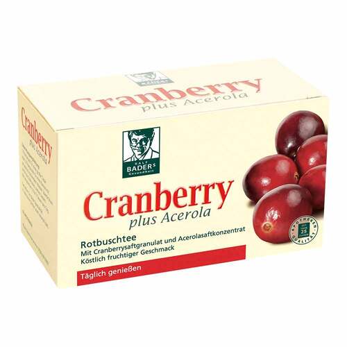 Cranberry Acerola Baders Filterbeutel - 1