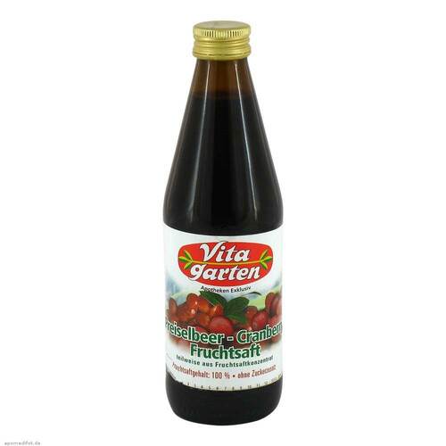 Vitagarten Preiselbeer Cranberry Fruchtsaft - 1